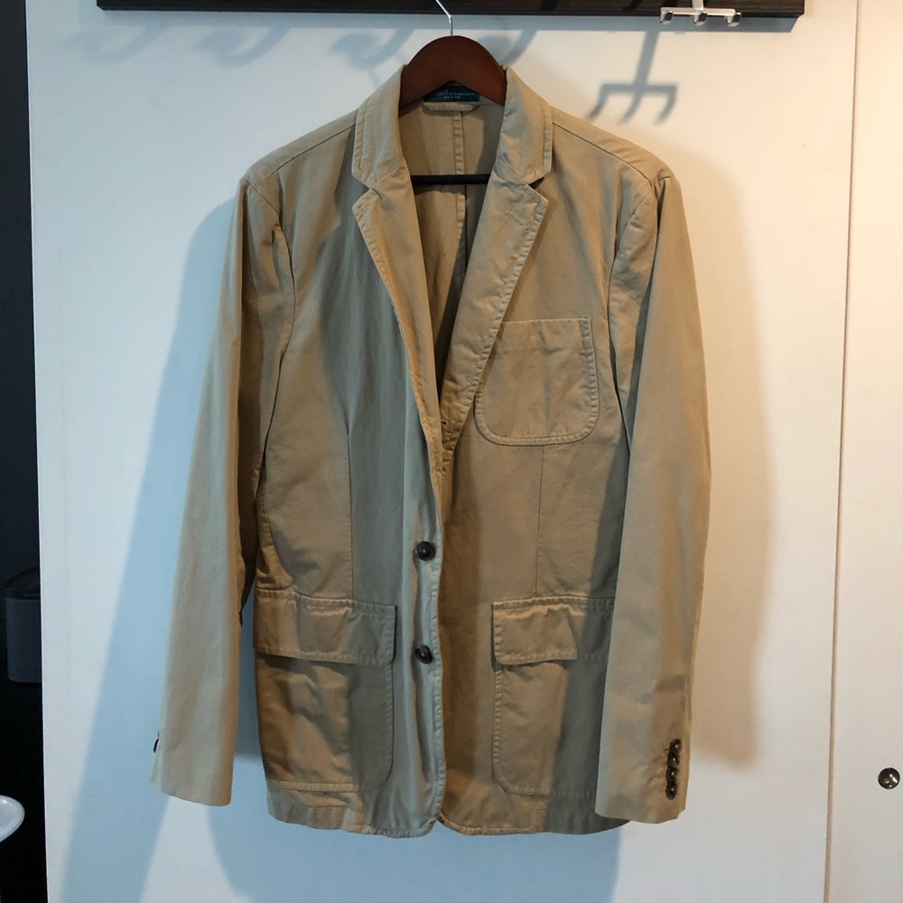 Khaki Polo blazer